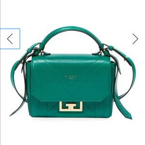 BNWT Givenchy Eden in Stag Green Leather!!